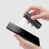 2 In 1 Phone Screen Cleaner Spray with Microfiber Cloth Set Screen Dust Removal Tool! 10ml Portable Rectangle Shape Bottle