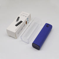 2 In 1 Phone Screen Cleaner Spray with Microfiber Cloth Set Screen Dust Removal Tool! 10ml Portable Rectangle Shape Bottle